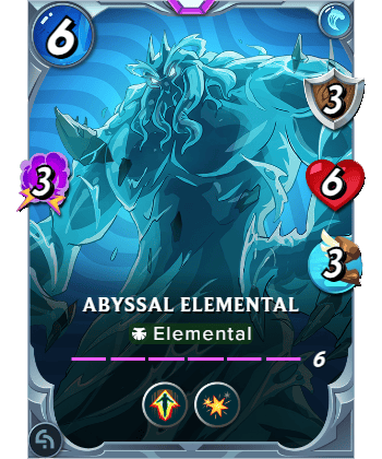 The Abyssal Elemental card
