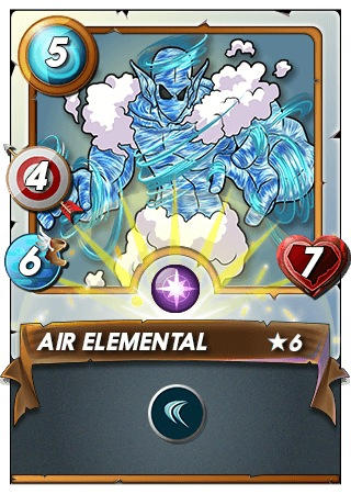 The Air Elemental card