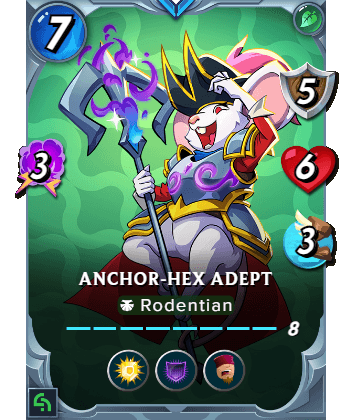 The Anchor-Hex Adept card