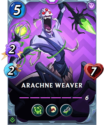 The Arachne Weaver card