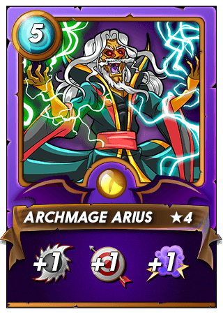 The Archmage Arius card