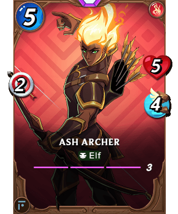 The Ash Archer card