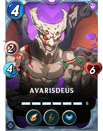 The Avarisdeus card