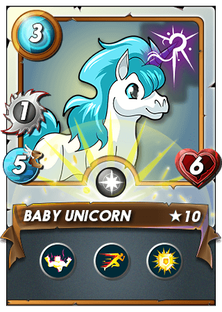 The Baby Unicorn card