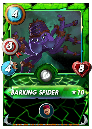 The Barking Spider card