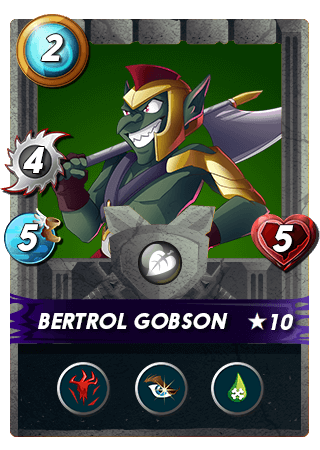 The Bertrol Gobson card