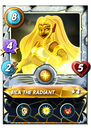 The Bila the Radiant card