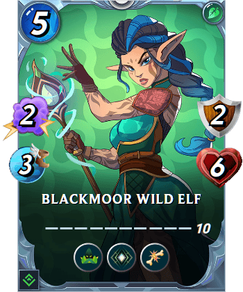 The Blackmoor Wild Elf card