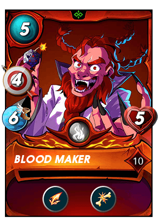 The Blood Maker card