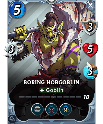 The Boring Hobgoblin card