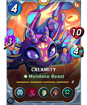 The Calamity card