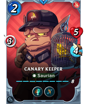 The Canary Keeper card