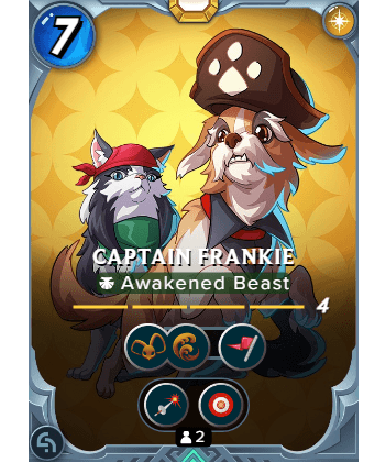 The Captain Frankie card