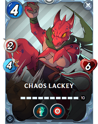 The Chaos Lackey card