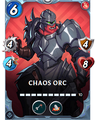 The Chaos Orc card