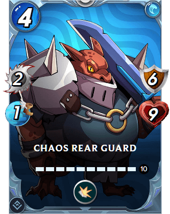The Chaos Rear Guard card