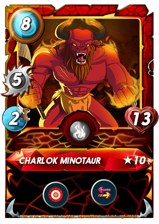 The Charlok Minotaur card