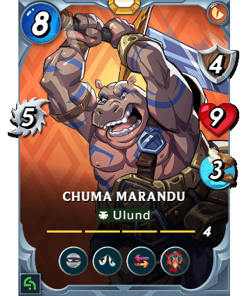 The Chuma Marandu card