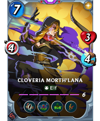 The Cloveria Morth'lana card