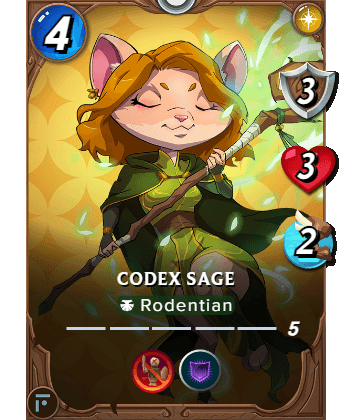 The Codex Sage card
