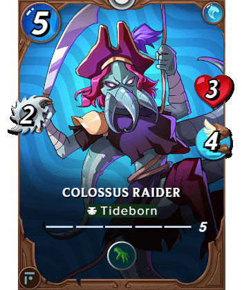 The Colossus Raider card