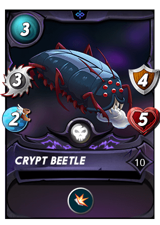 The Crypt Beetle card
