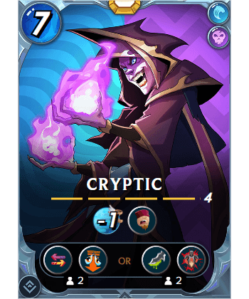 The Cryptic card