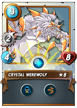 The Crystal Werewolf card