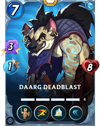 The Daarg Deadblast card