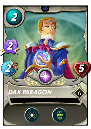 The Dax Paragon card