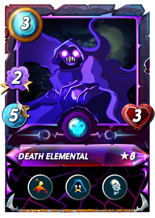 The Death Elemental card