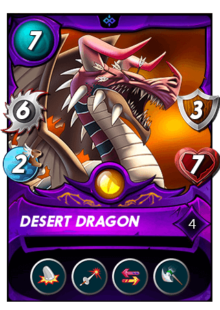 The Desert Dragon card