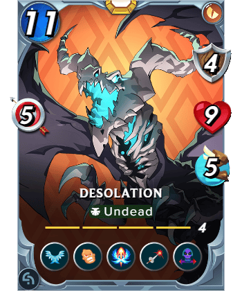 The Desolation card