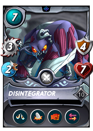 The Disintegrator card