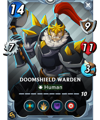 The Doomshield Warden card