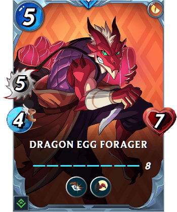 The Dragon Egg Forager card