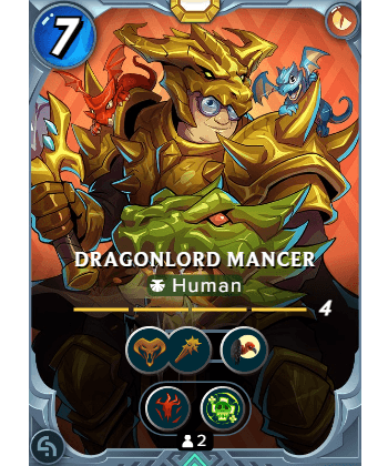 The Dragonlord Mancer card
