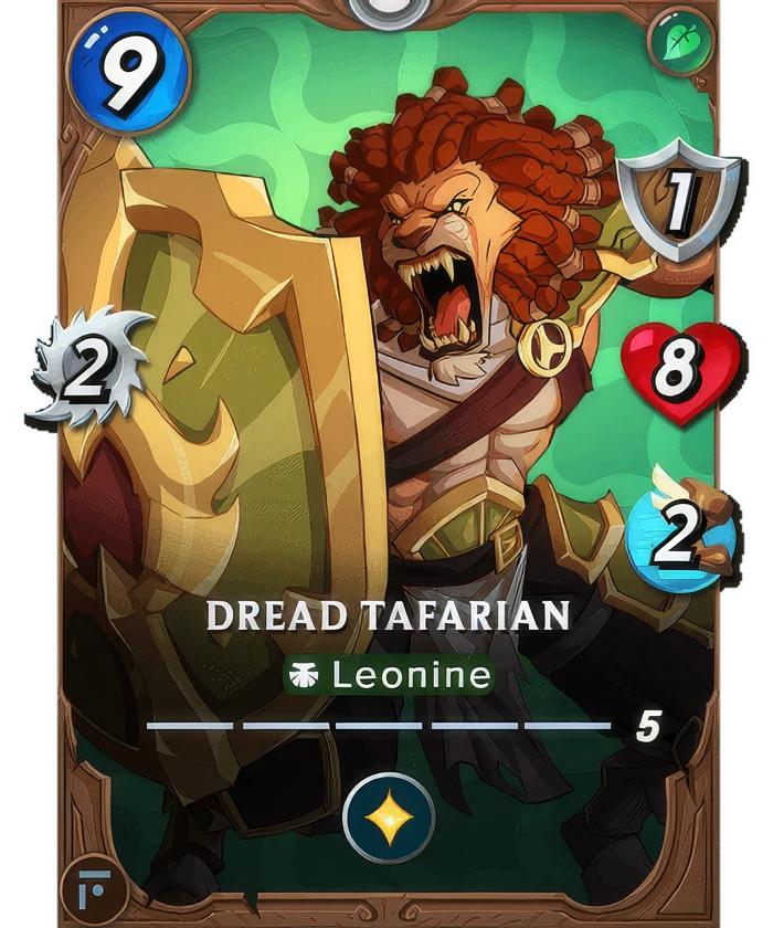 The Dread Tafarian card