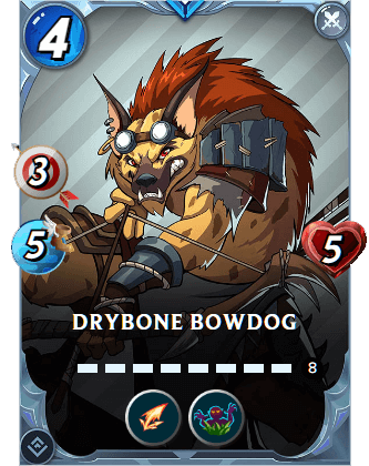 The Drybone Bowdog card