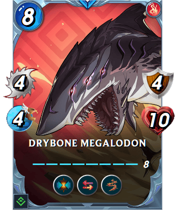 The Drybone Megalodon card