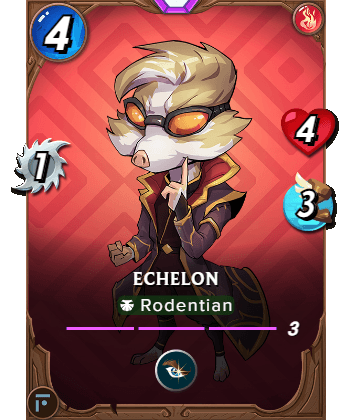 The Echelon card