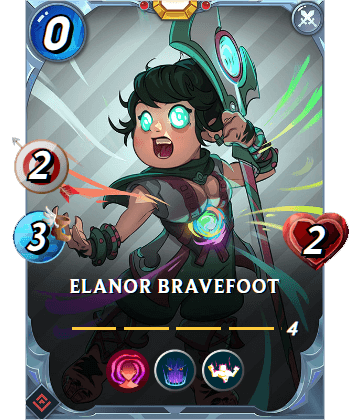 The Elanor Bravefoot card