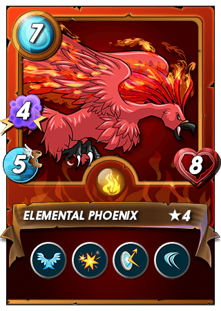 The Elemental Phoenix card