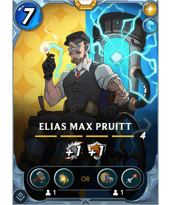 The Elias Max Pruitt card