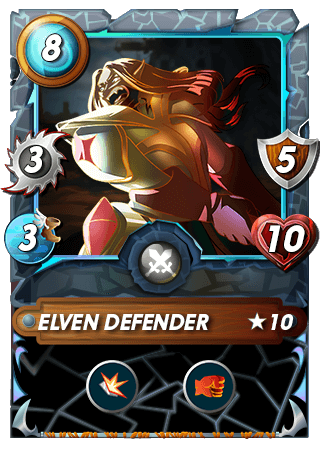 The Elven Defender card