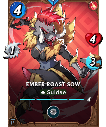 The Ember Roast Sow card