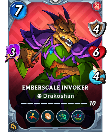 The Emberscale Invoker card