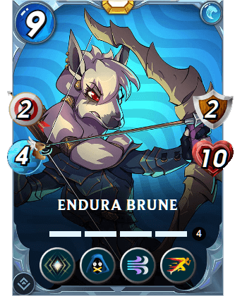The Endura Brune card