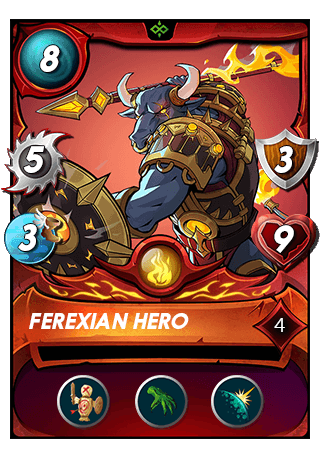 The Ferexian Hero card