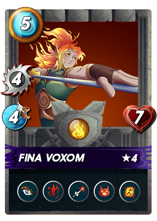 The Fina Voxom card